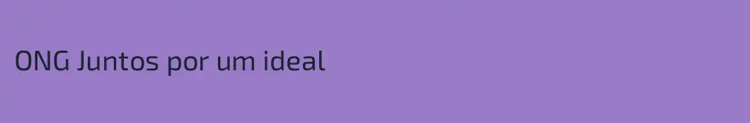 ONG Juntos por um ideal